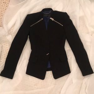 Zipper detail Barbara Bui slim tailored blazer